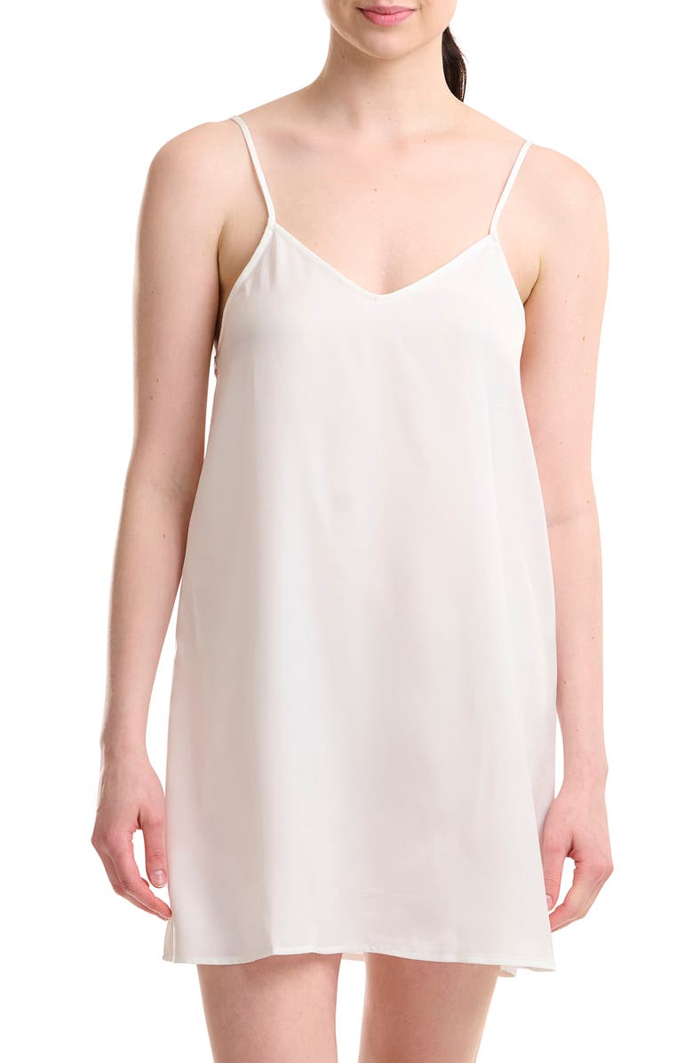Splendid Lace Trim Chemise, Main, color, 