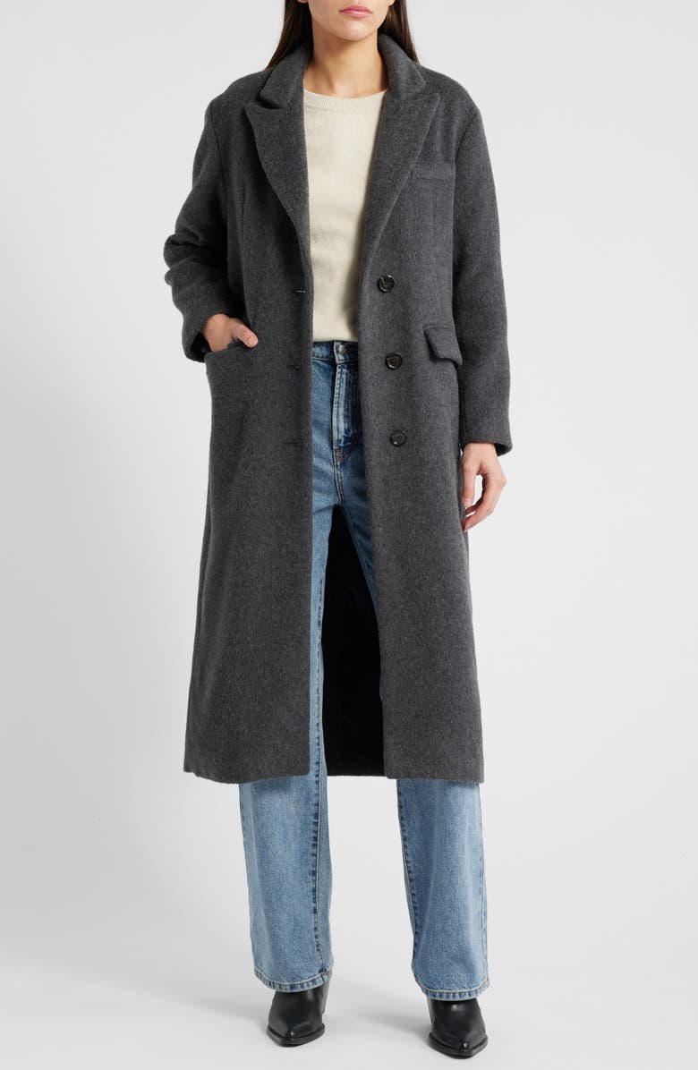 Rails Opera Wool Blend Coat, Alternate, color, Charcoal