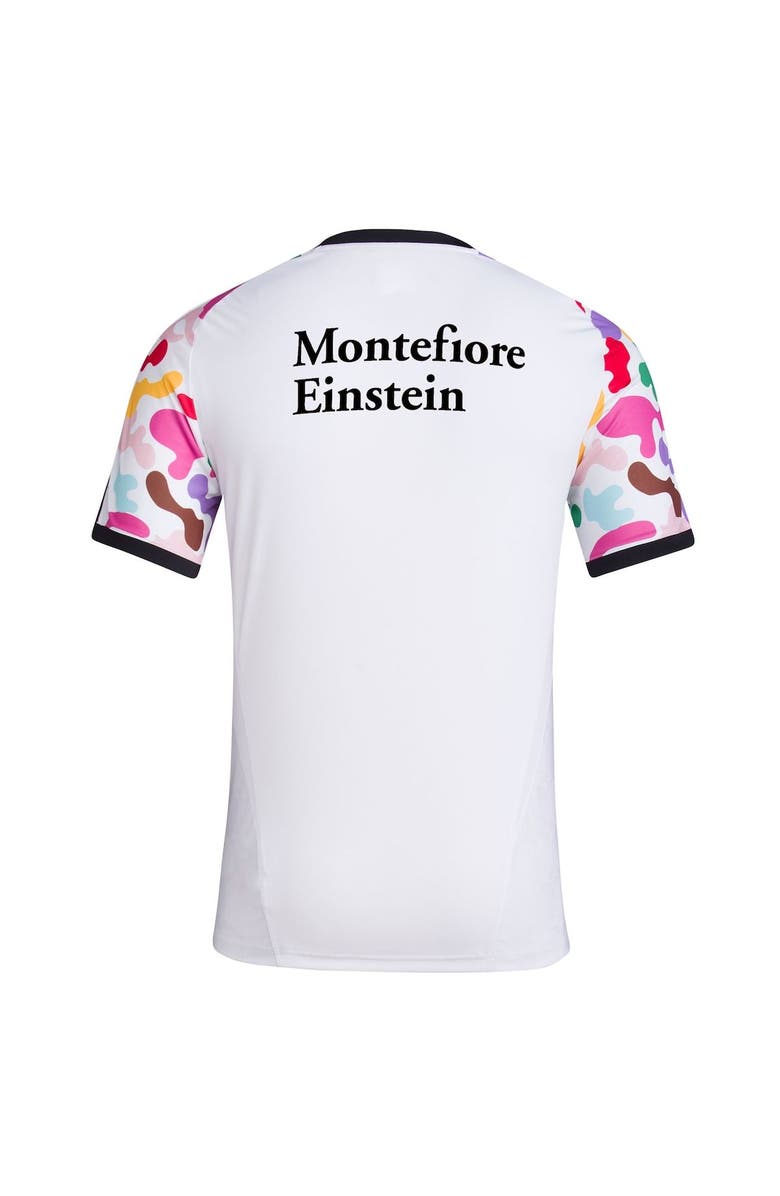 adidas Men's adidas White New York City FC 2023 Pride Pre-Match Top, Alternate, color, 