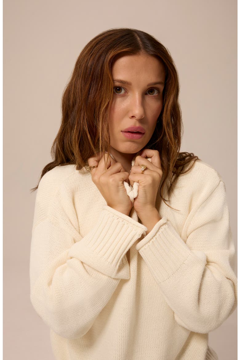 Roll With It Mock Neck Sweater, Alternate, color, JET STREAM