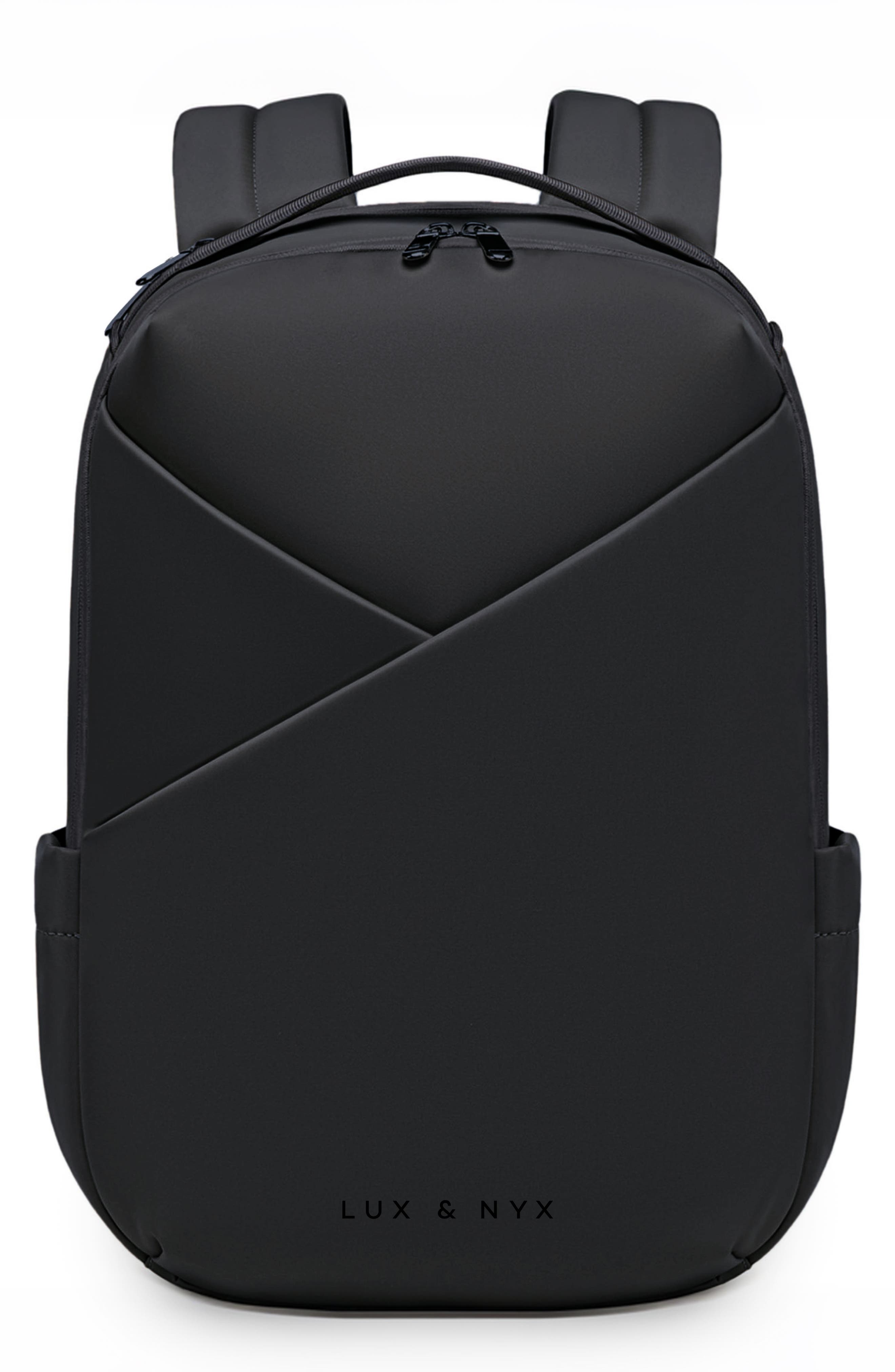 Women's Origami 16-inch Laptop Backpack, Main, color, Black