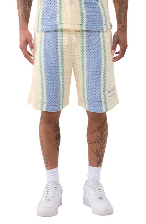 Stripe Knit Shorts