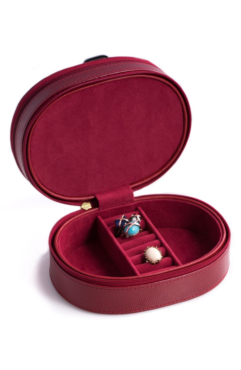 Leather Travel Jewelry Case