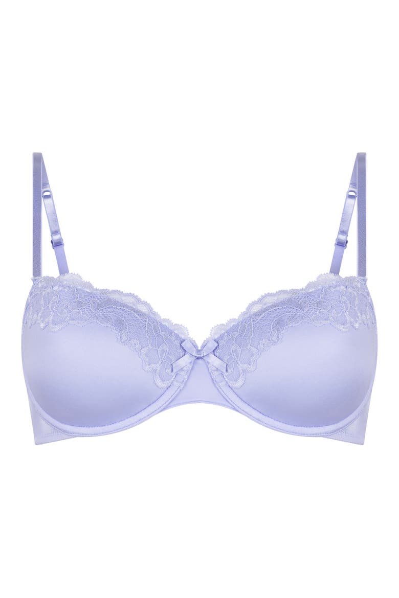 Lace & Shine Underwire Bra, Alternate, color, BABY LAVENDER