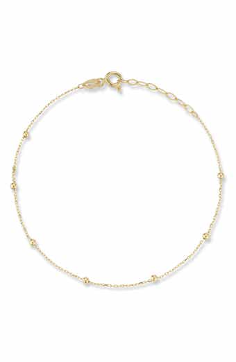 Ember Fine Jewelry 14K Gold Ball Station Bracelet