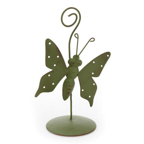 Green Audubon Placecard Holder