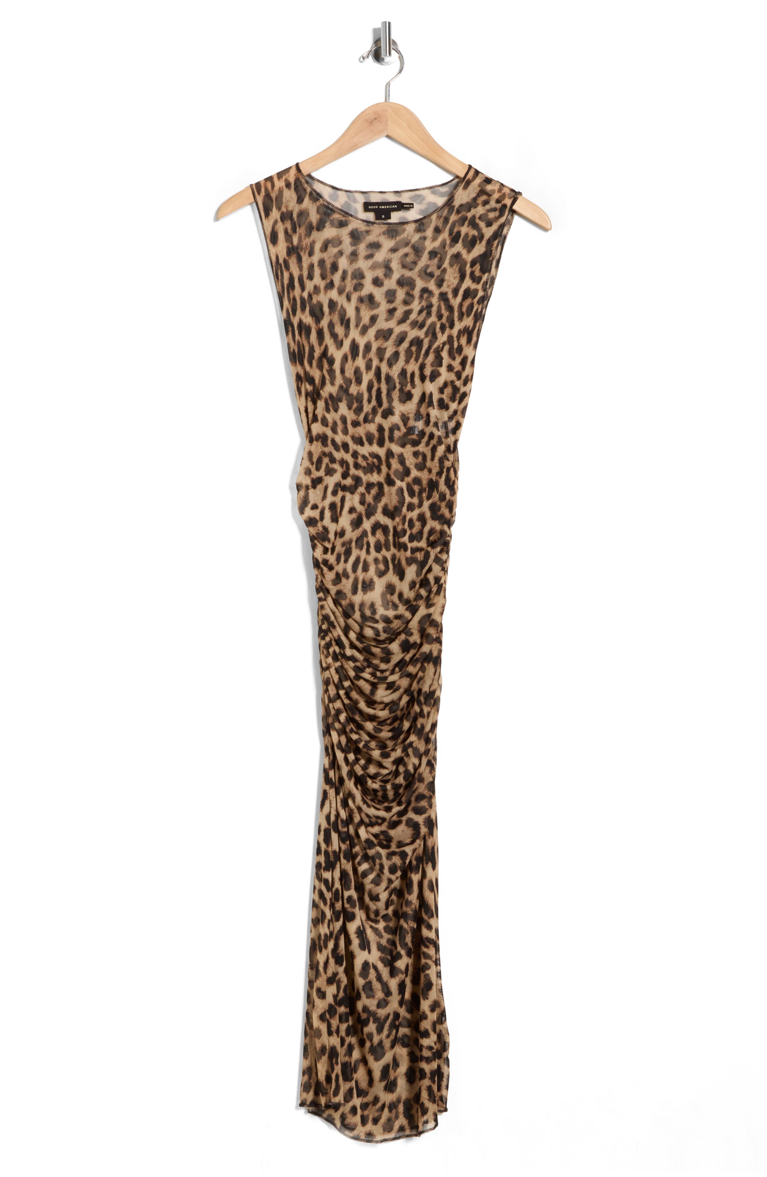 Good American Semisheer Mesh Cover-Up Midi Dress