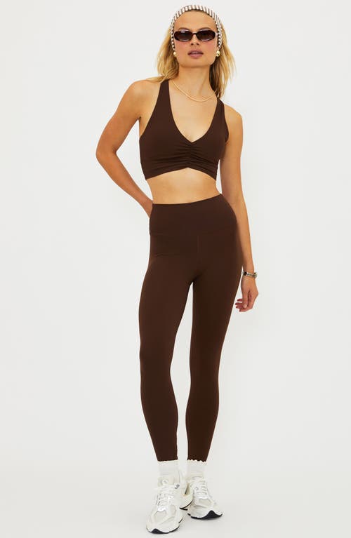 Beach Riot Piper Leggings In Burgundy