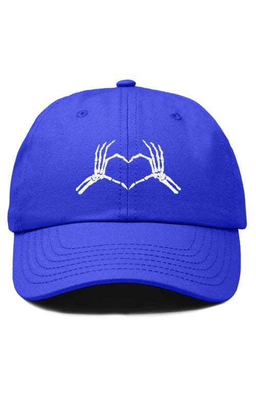 DALIX DALIX SKELETON HEART EMBROIDERED DAD HAT