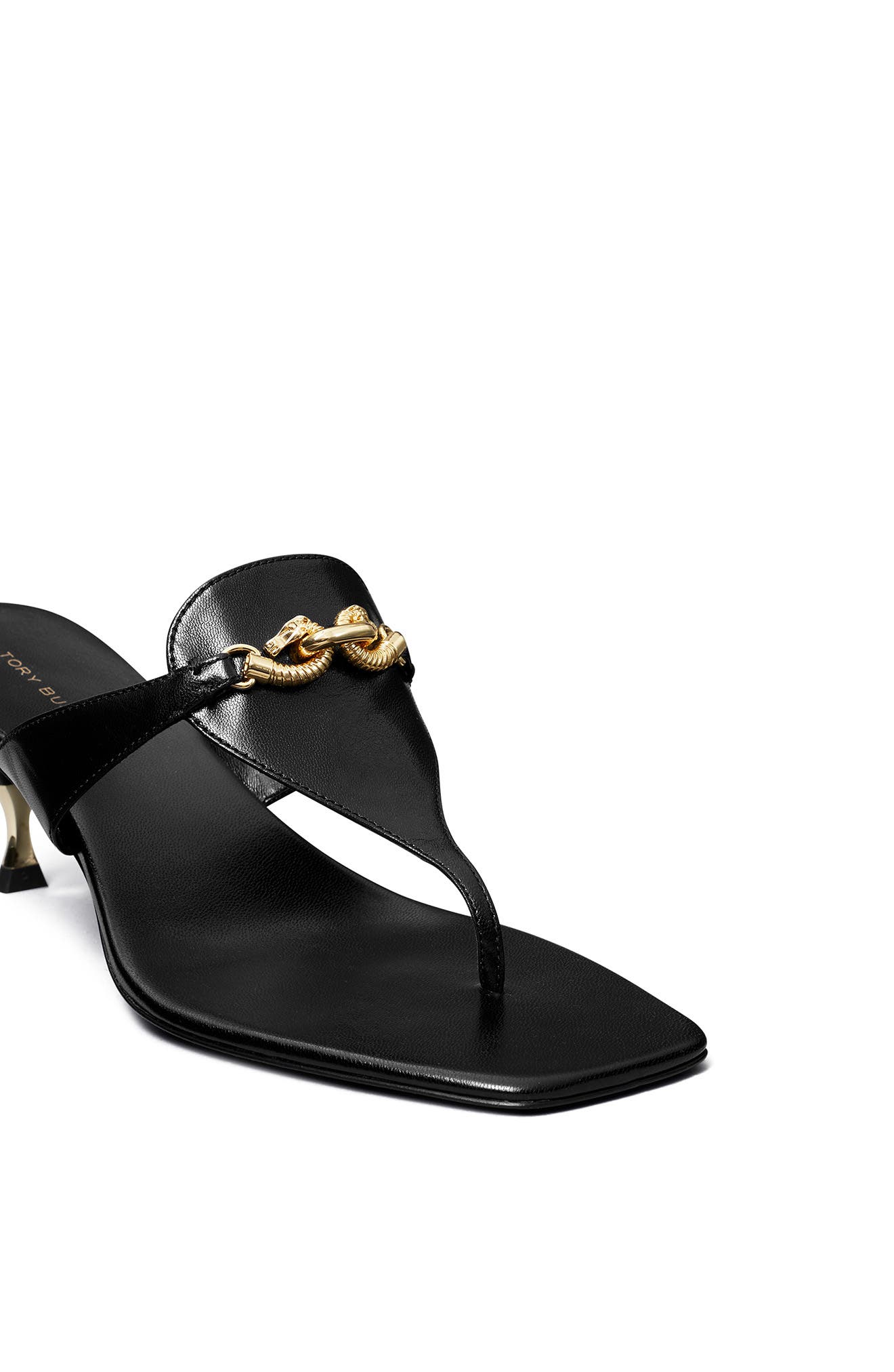 Tory Burch Jessa Sandal, Alternate, color, Perfect Black