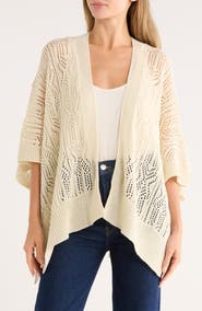 BCBGeneration Open Knit Topper