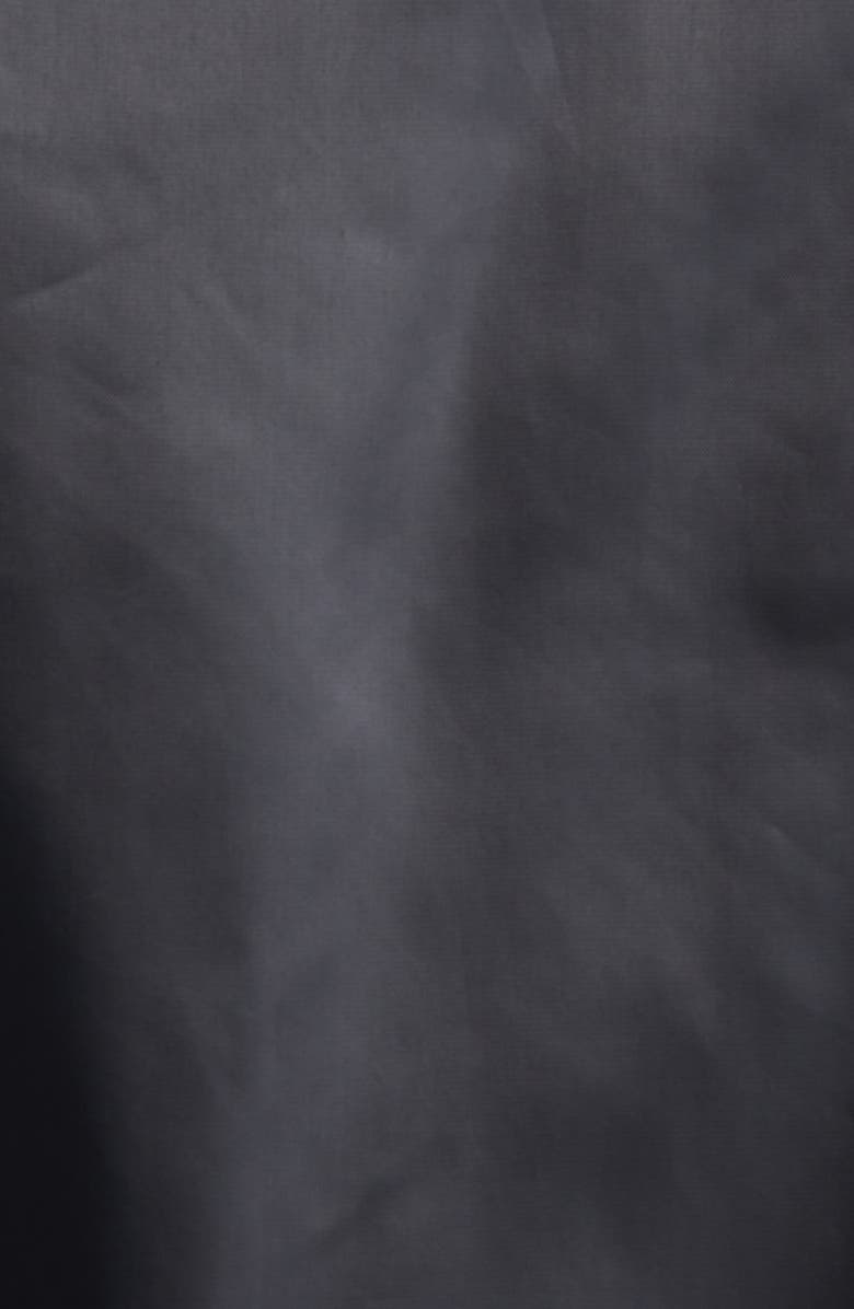 Noir Kei Ninomiya Drawcord Ruffle Twill Bomber Jacket, Alternate, color, Black