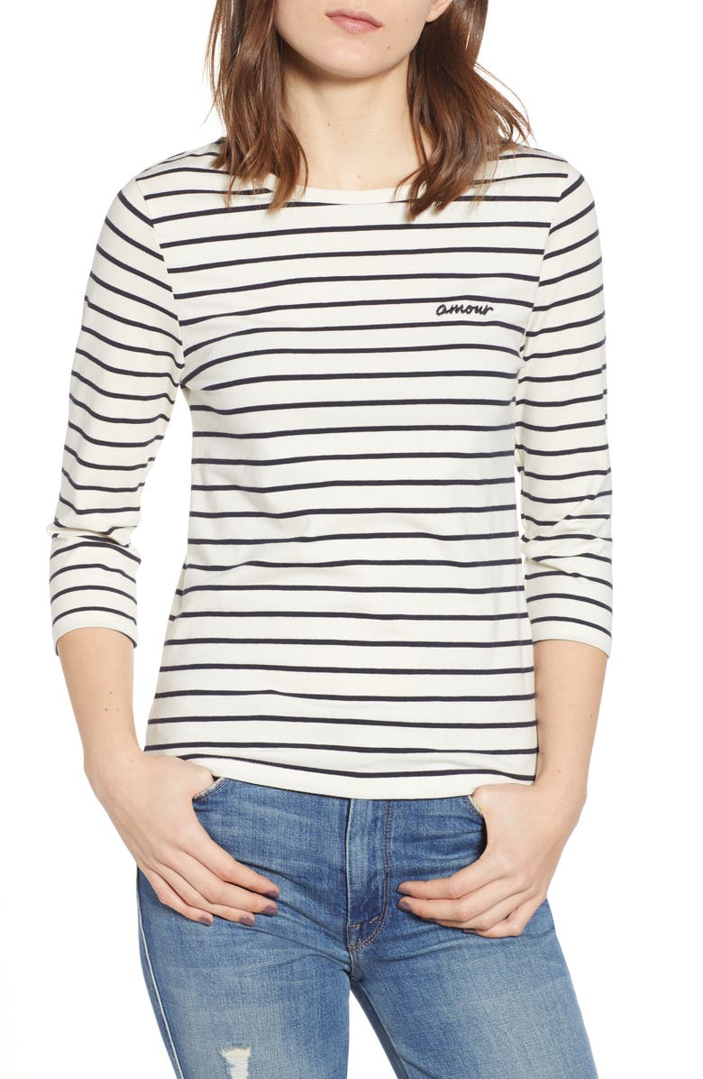 French Connection Tim Tim Amour Tee, Main, color, 