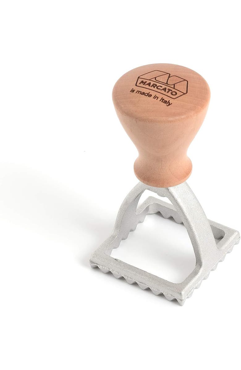 Marcato Classic Ravioli Maker Stamp, Square, 2-Inch, Main, color, Silver