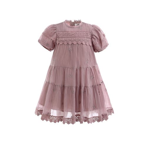 Sweet Cactus Lace Lined Bailey Dress In Purple