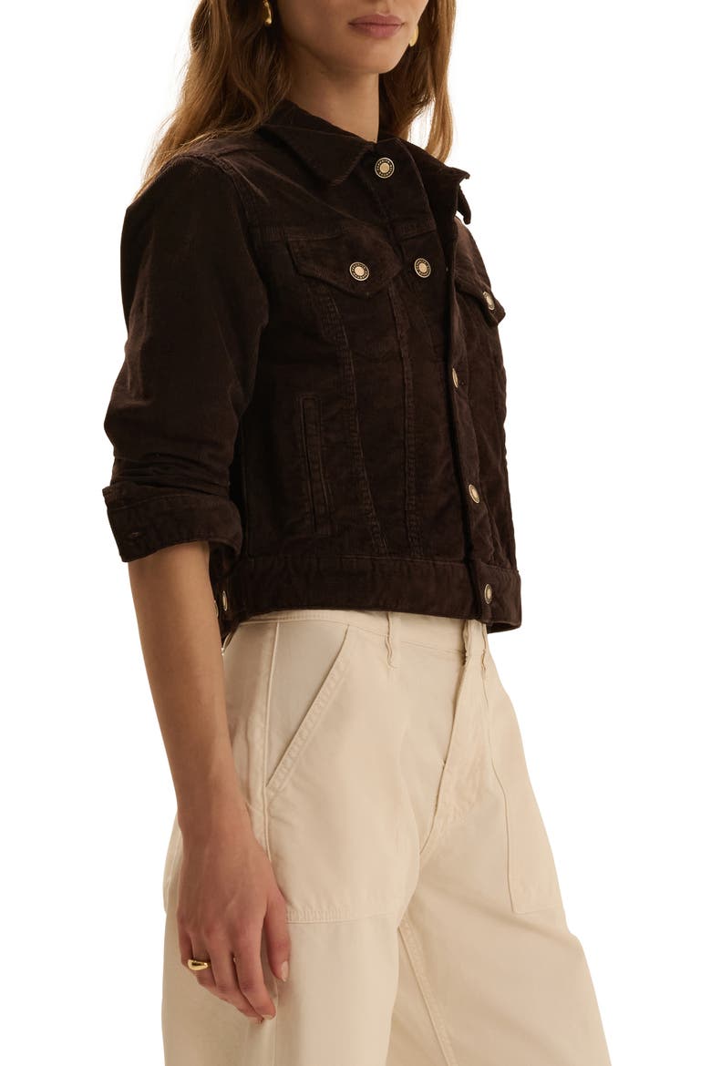 The Cord Trucker Jacket, Alternate, color, ESSPRESO