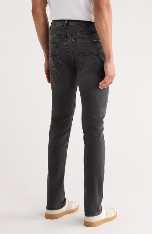 7 For All Mankind Paxtyn Skinny Leg Jeans In Black