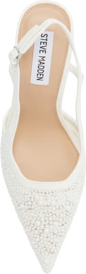 Scotlynn Faux Pearl Pointed Toe Pump