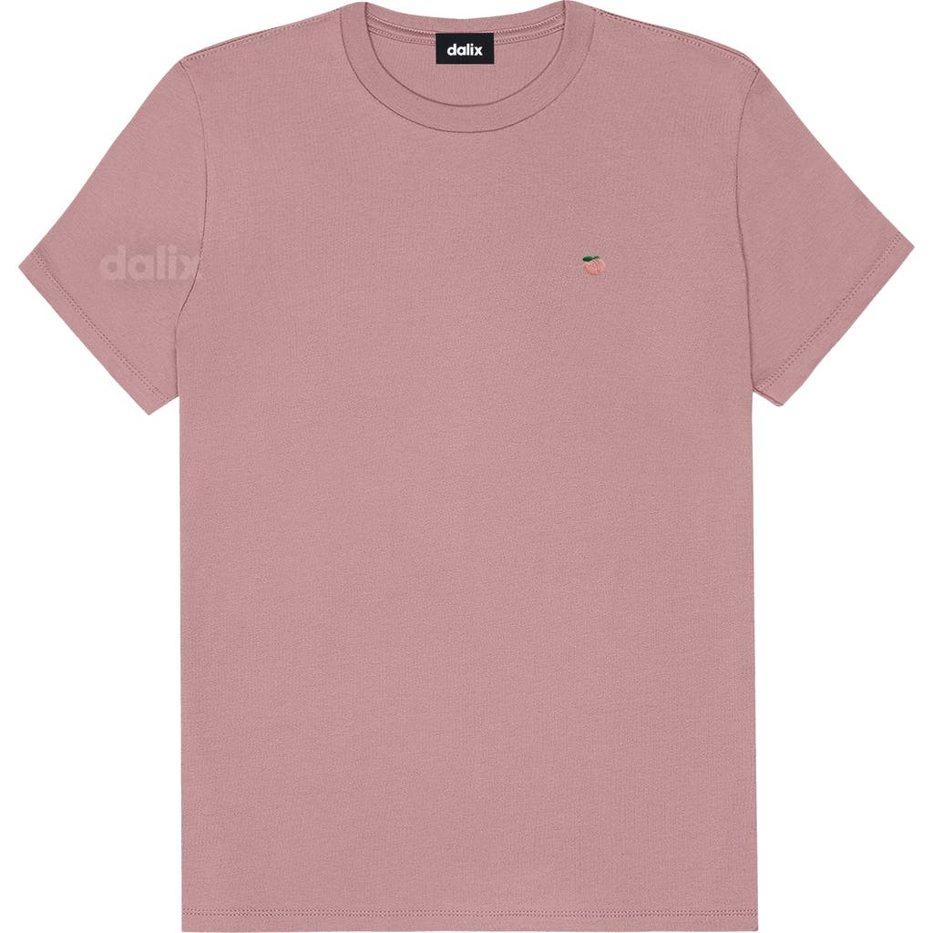 Dalix Womens Lil Peach Jersey Tee In Purple