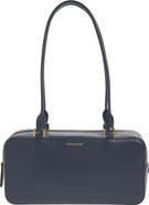 Veronica Beard Boxy Leather Shoulder Bag