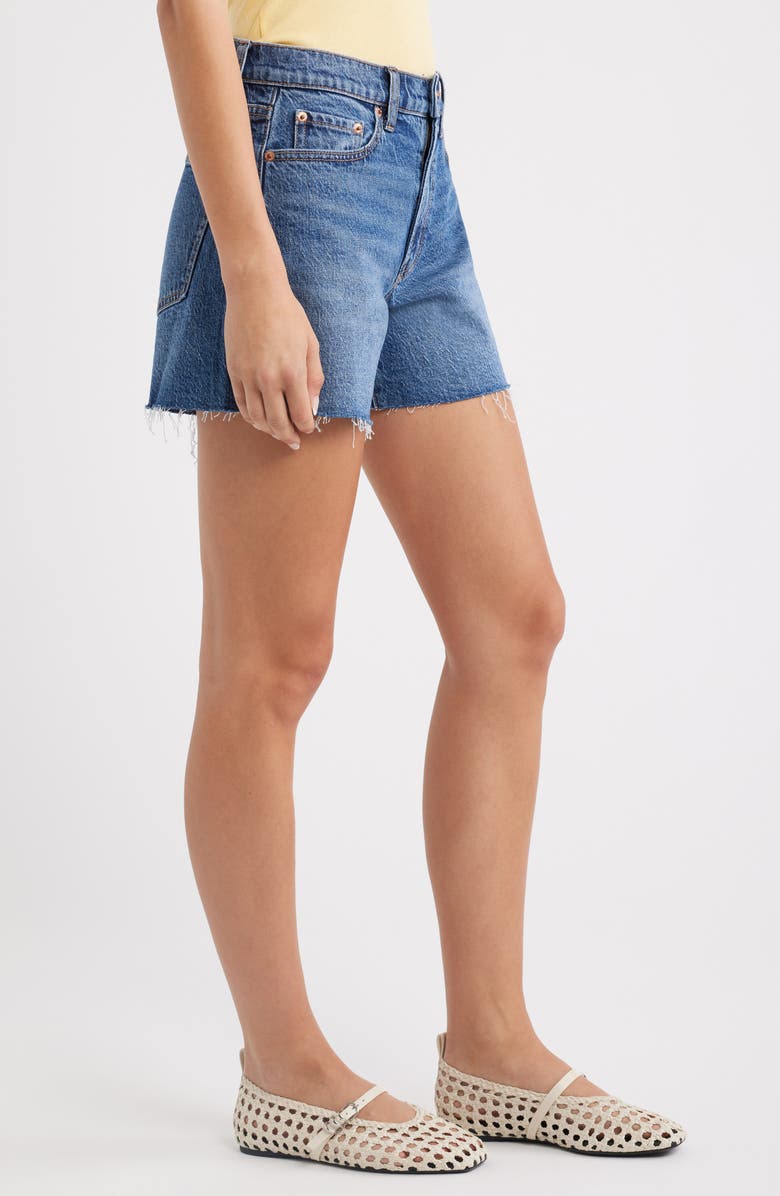 Pistola Kennedy Cutoff Denim Shorts, Alternate, color, Cityscape