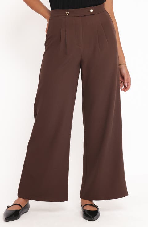 Corfu Pleat Front Wide Leg Pants