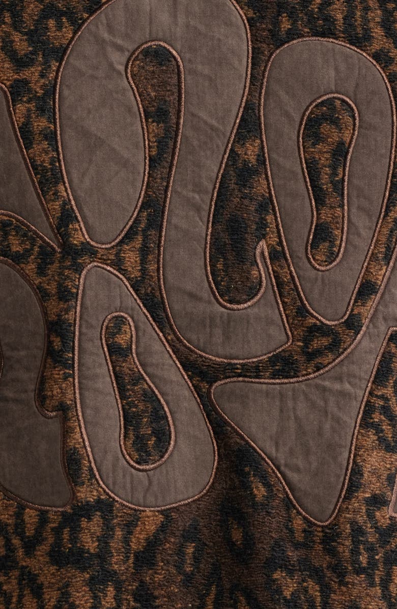 HONOR THE GIFT Cheetah High Pile Fleece Jacket, Alternate, color, Brown