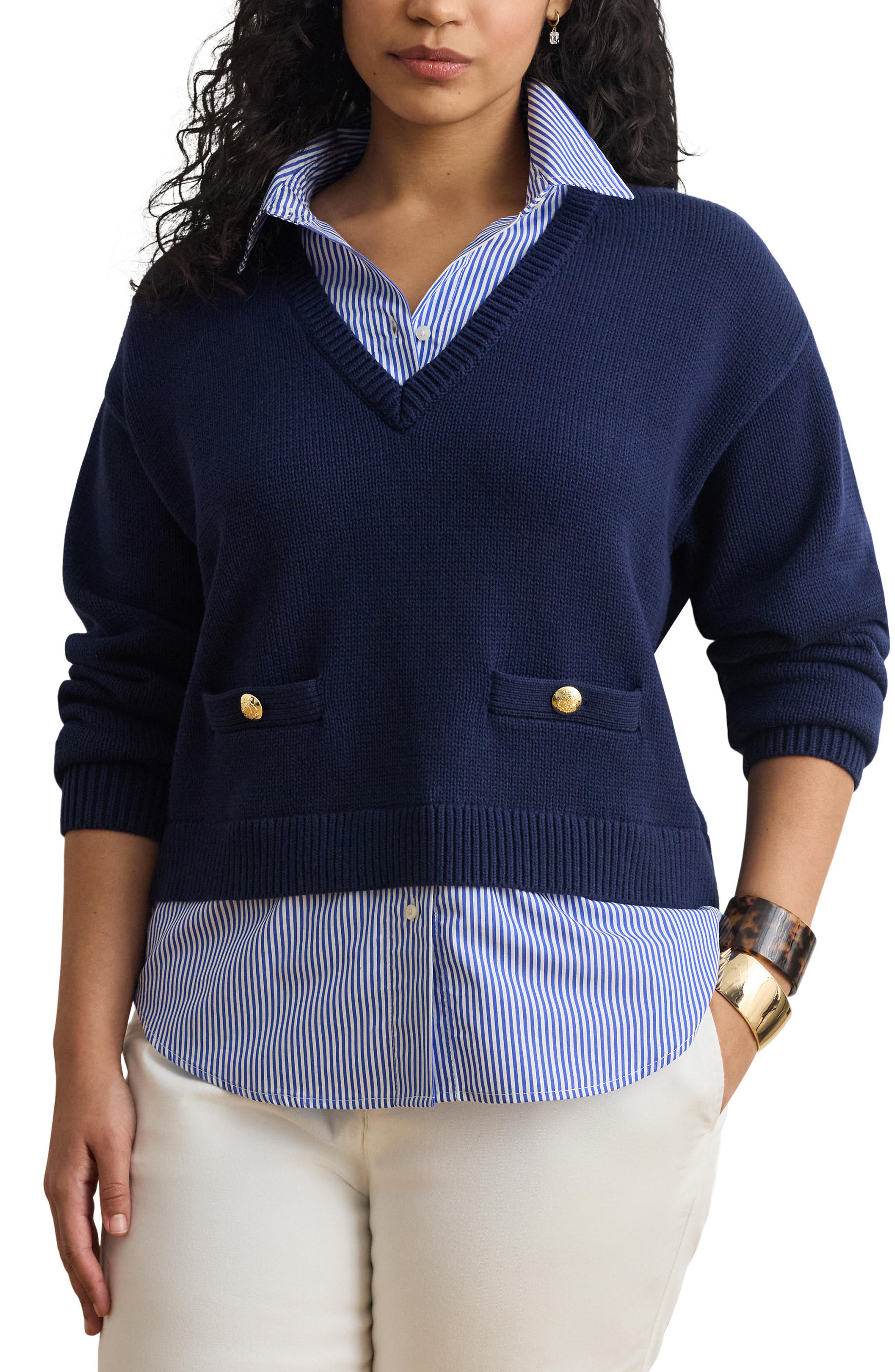 selected REFINED NAVY BLUE/ MULTI
