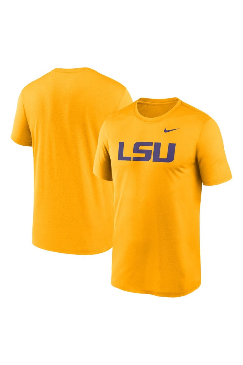 Men's Nike Gold LSU Tigers Primetime Legend Logo T-Shirt, Alternate, color, Gold