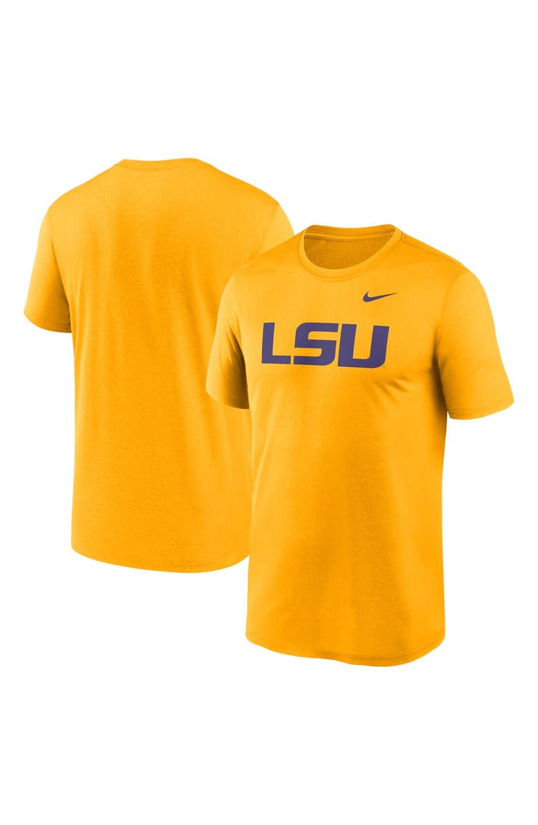 Nike Men's Nike Gold LSU Tigers Primetime Legend Logo T-Shirt, Alternate, color, Gold