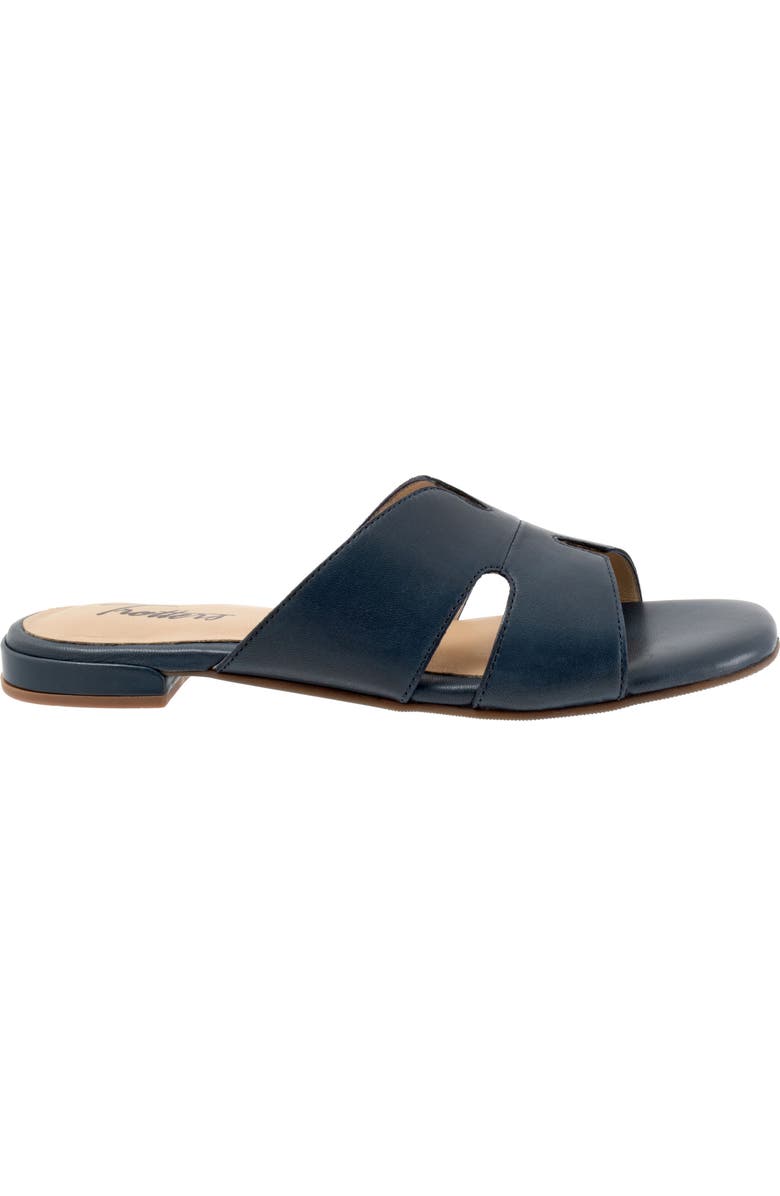 Trotters Nell Slide Sandal, Alternate, color, Navy