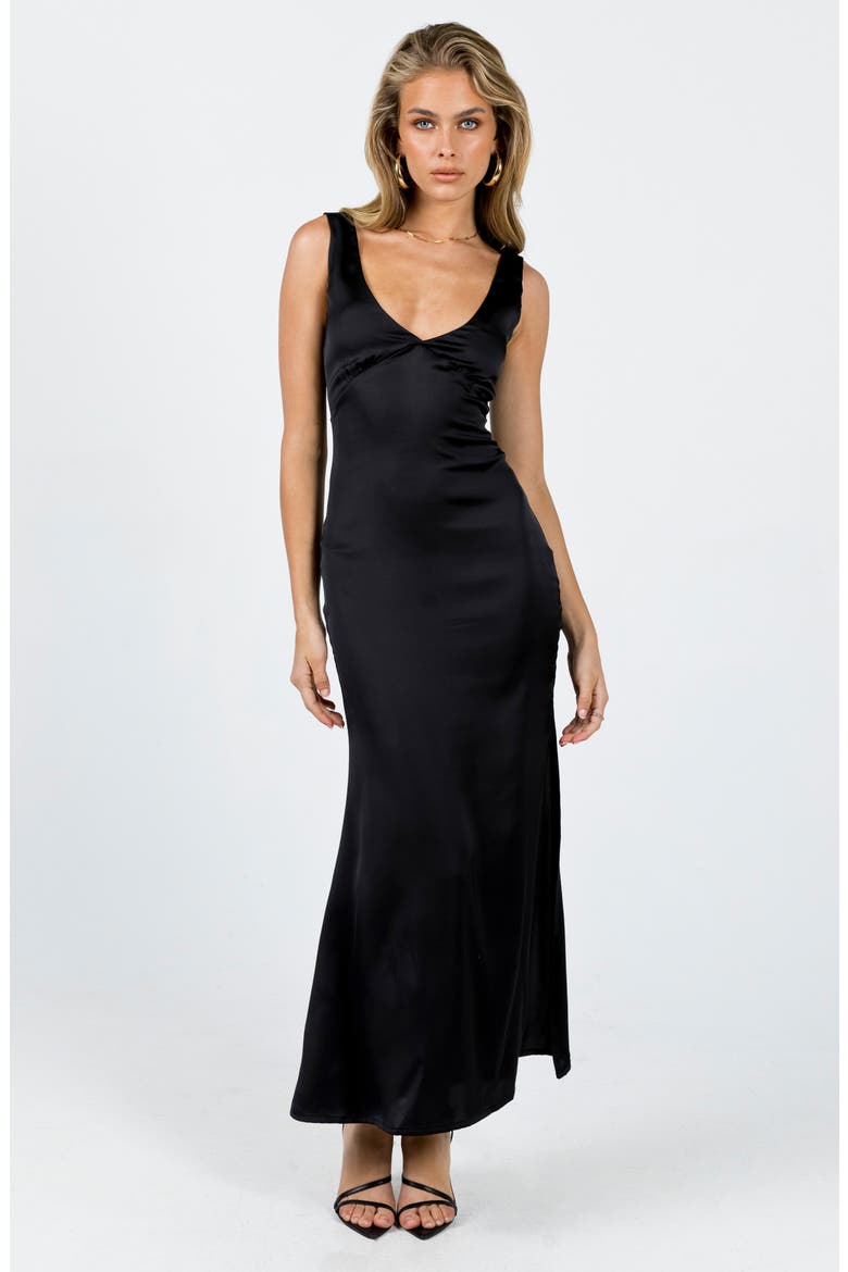 Lynsey Maxi Dress, Alternate, color, BLACK