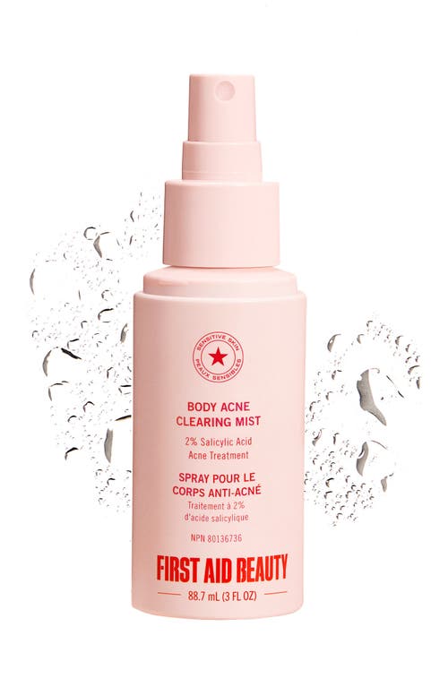 First Aid Beauty Body Acne Clearing Mist With 2% Salicylic Acid In Transparent