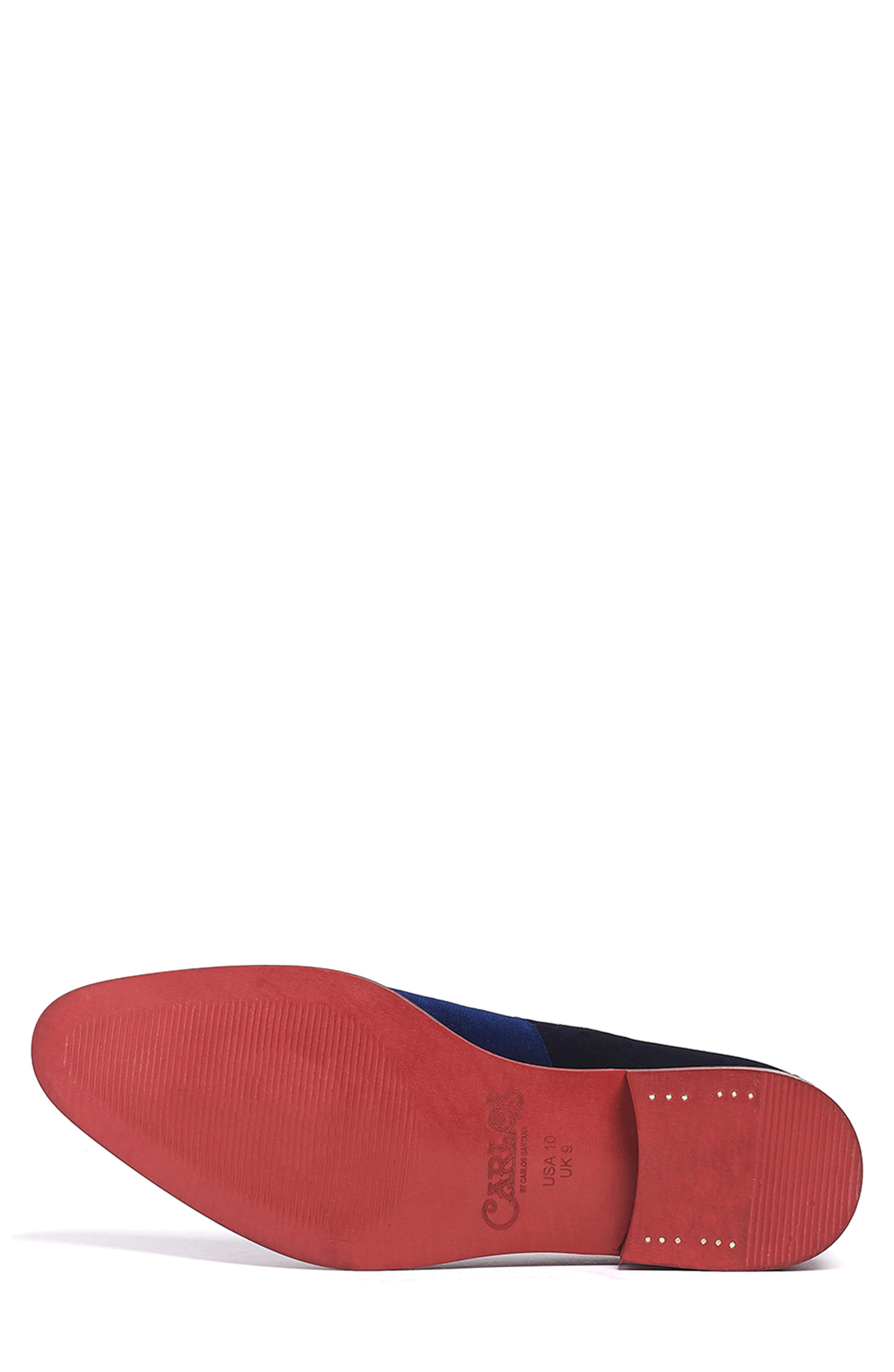 Prince Velvet Loafer, Alternate, color, NAVY