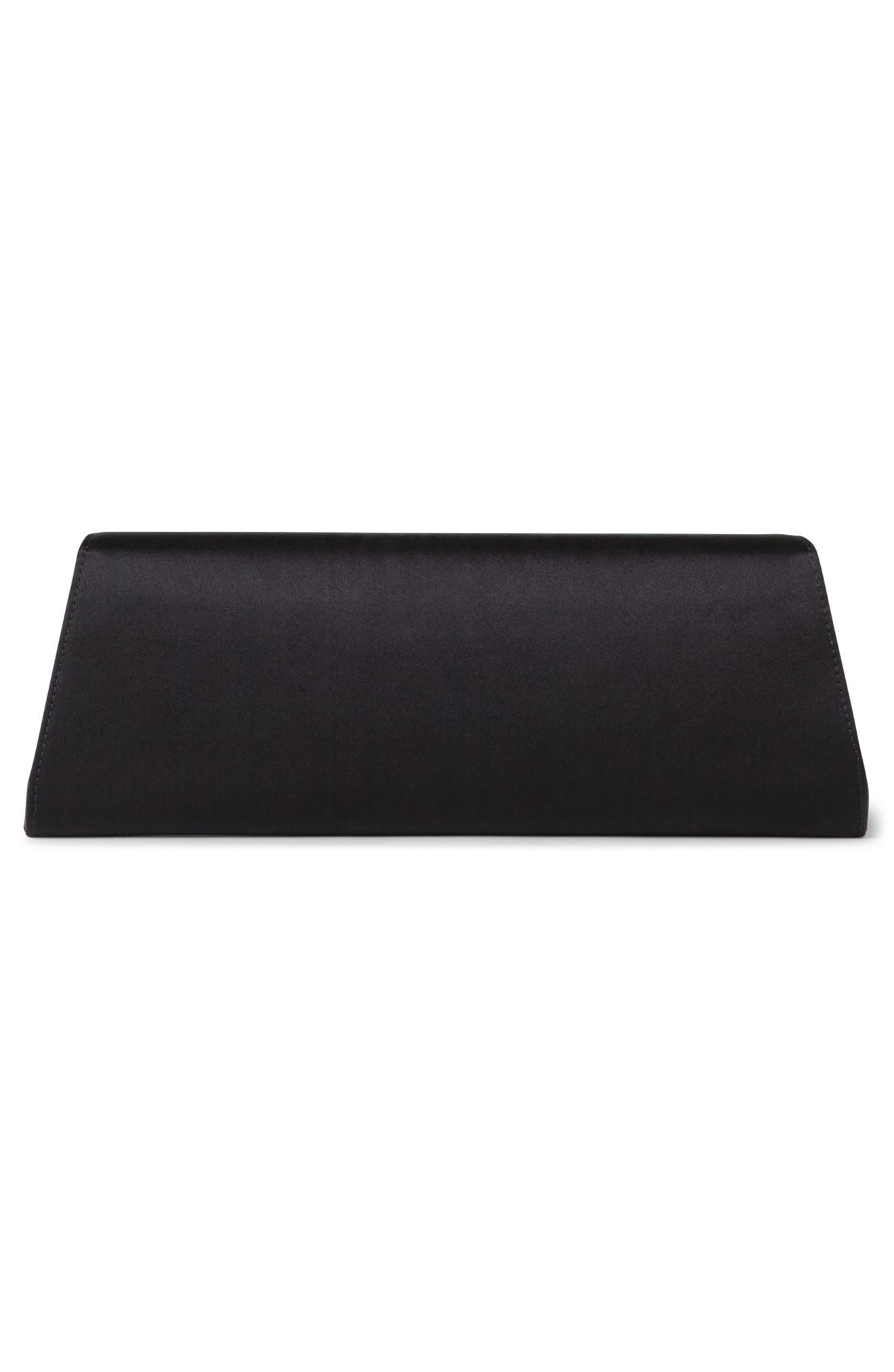 Akris Small Anouk East/West Silk Satin Clutch, Alternate, color, 