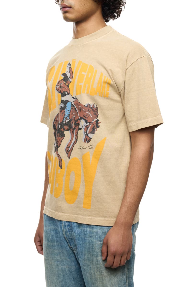 Round Two Silverlake Cowboy Graphic T-Shirt, Alternate, color, 