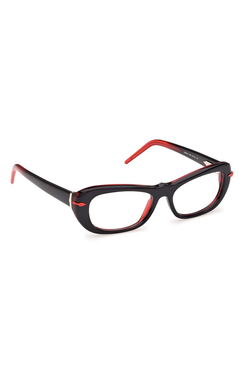 Christian Louboutin 53mm Geometric Optical Glasses, Alternate, color,