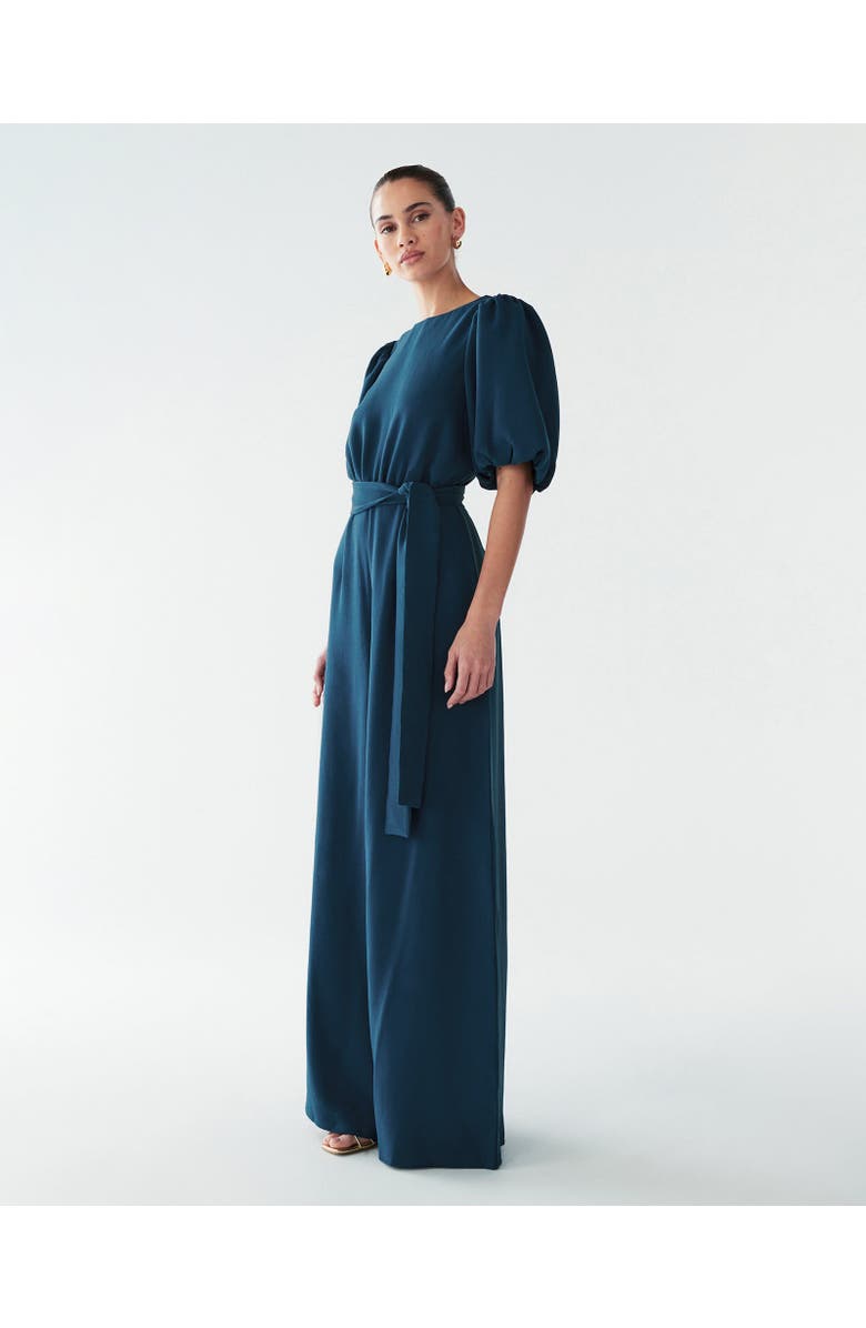 BWLDR Laney Jumpsuit, Alternate, color, Teal