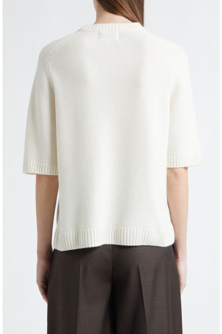 Dara Elbow Sleeve Cashmere Sweater, Alternate, color, IVORY