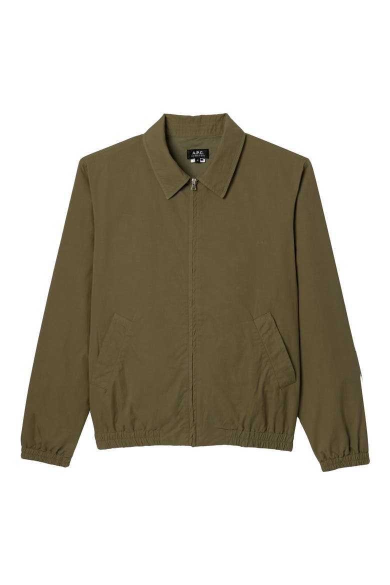 Gilbert Organic Cotton Jacket, Alternate, color, MILITARY KHAKI