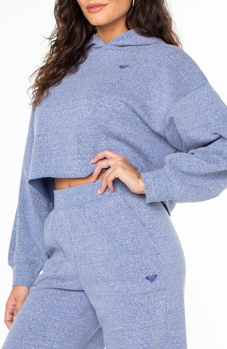 Roxy Afternoon Hike Crop Hoodie, Alternate, color, Coastal Fj