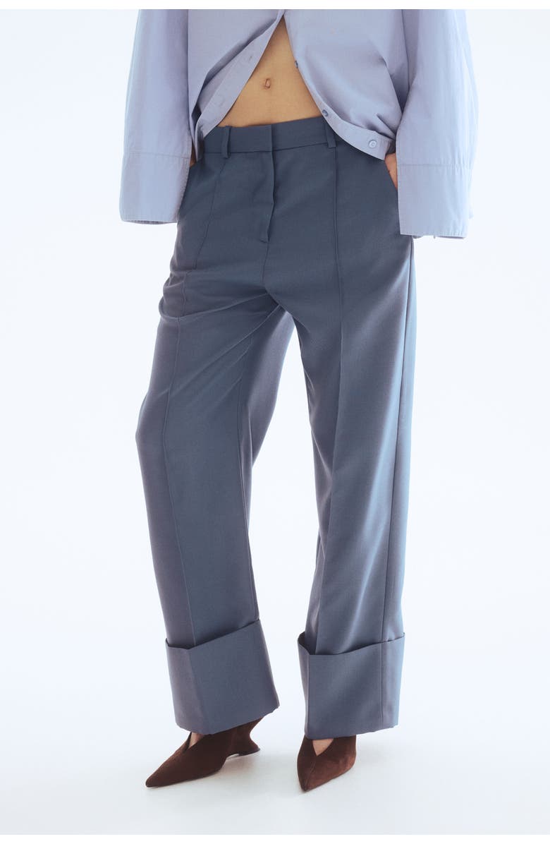 H&M Tailored Twill Trousers, Alternate, color, 