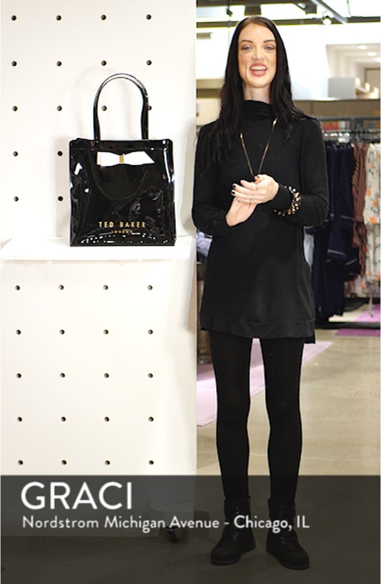 Large Almacon Bow Detail Icon Tote, sales video thumbnail