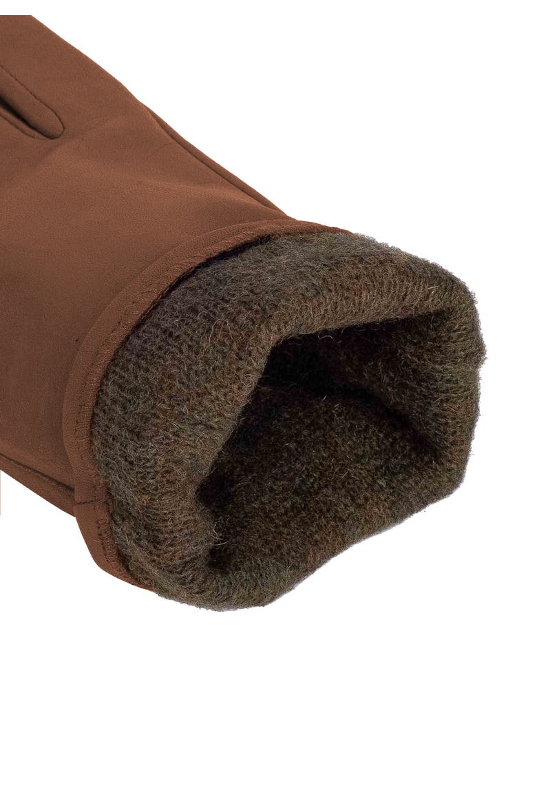 Premium Lamb Leather Touchscreen Gloves, Alternate, color, tobacco