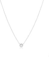 The Lovery Fine Jewelry Diamond Single Bezel Necklace