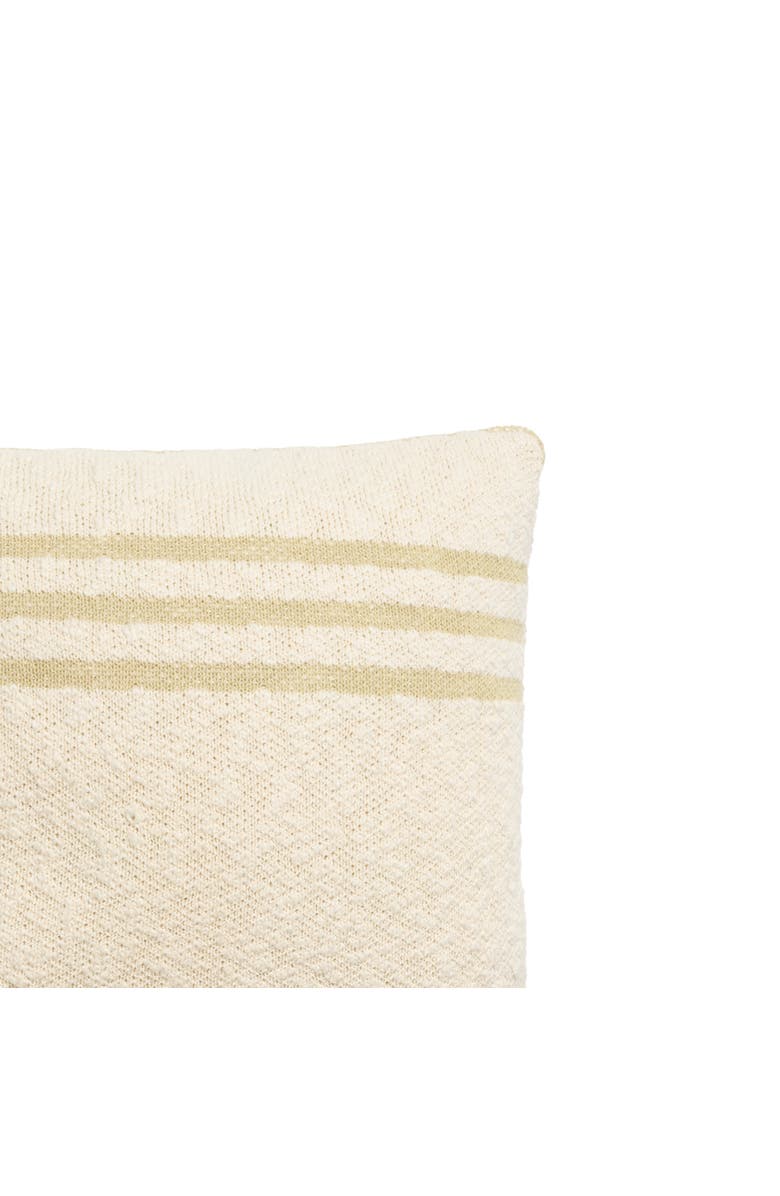 Lorena Canals Knitted Cushion Duetto, Alternate, color, Olive, Natural