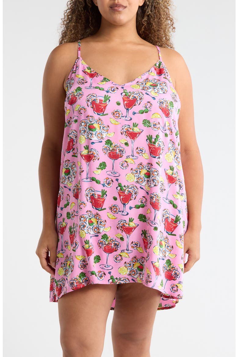 Satin Chemise, Main, color, PARLOR PINK