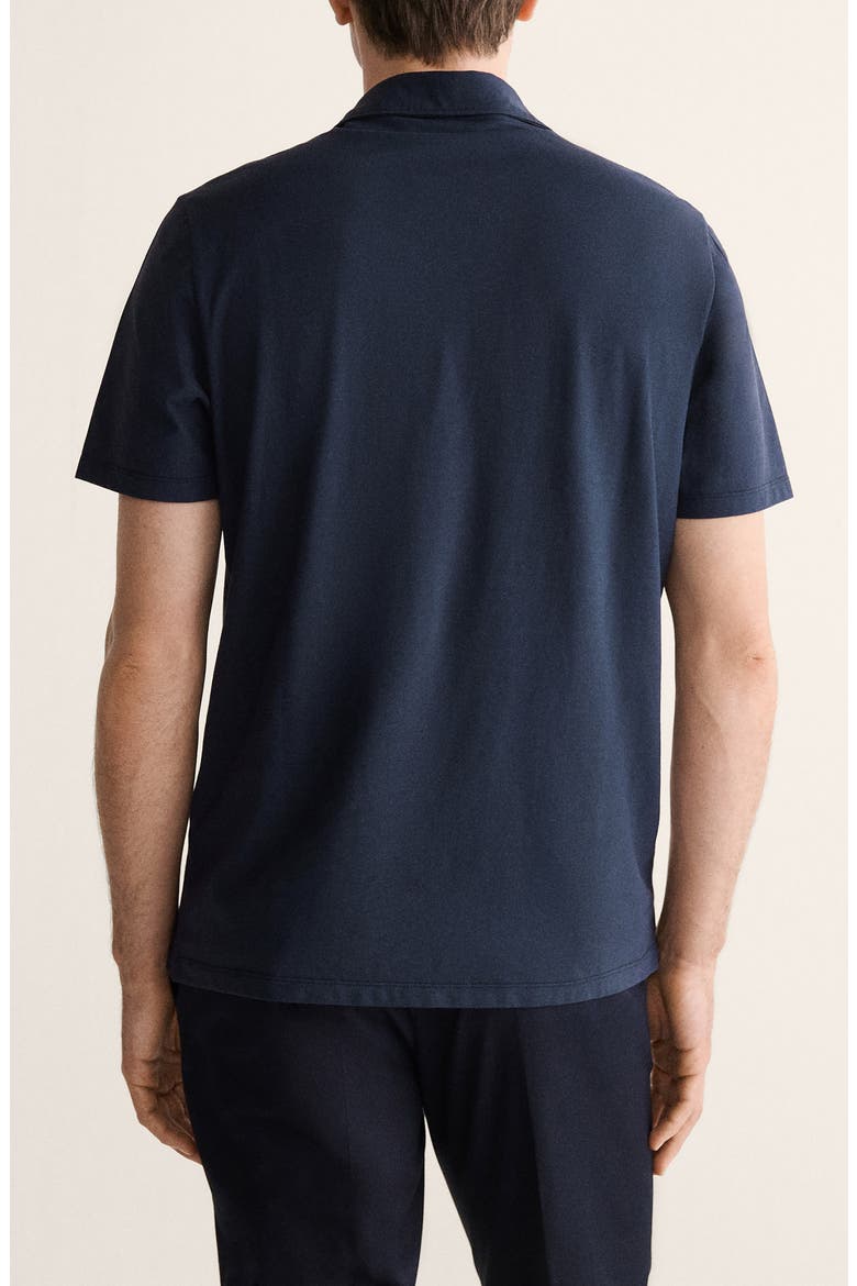 Slim Fit Cotton Polo, Alternate, color, NAVY