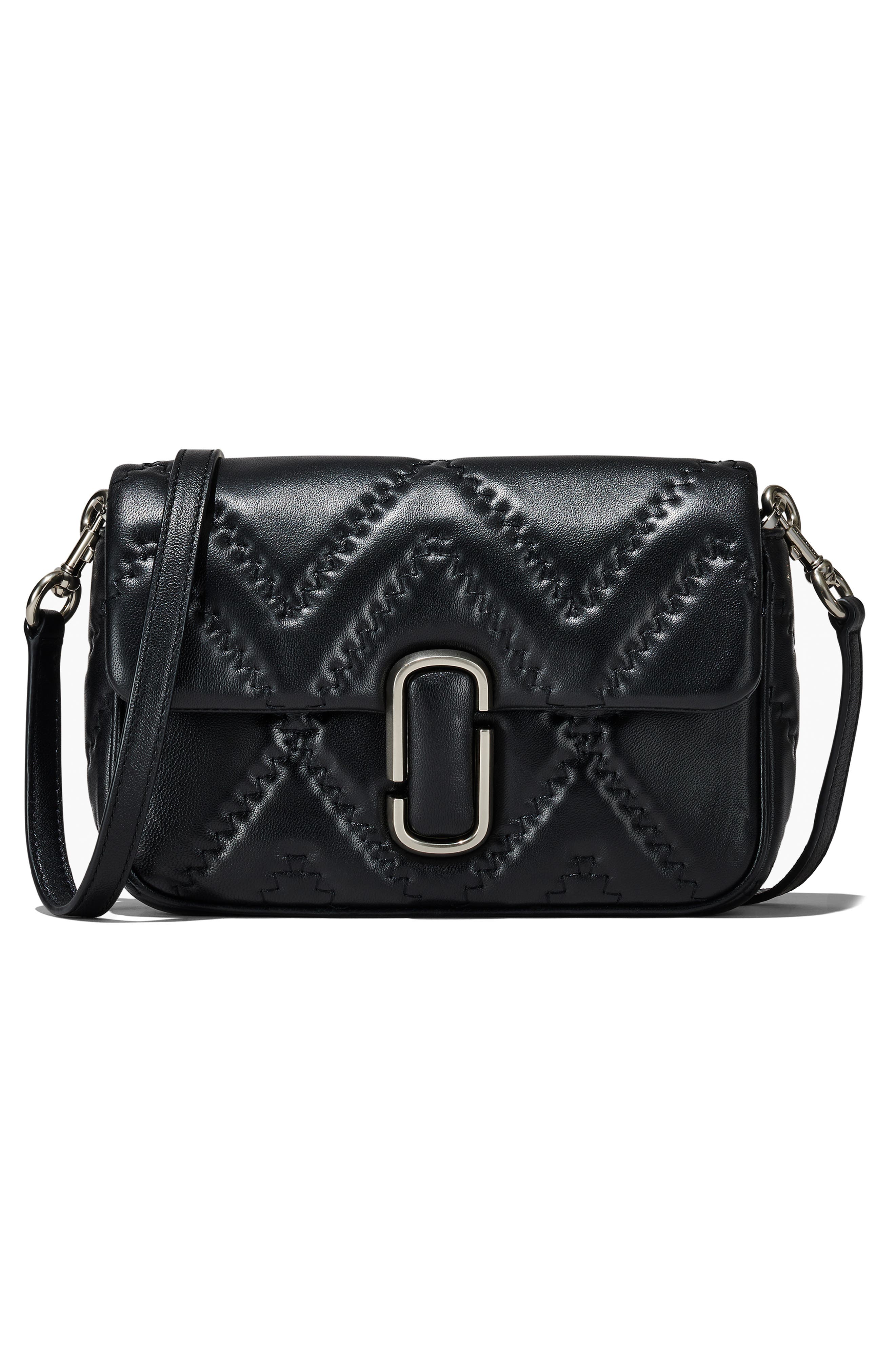 Marc Jacobs The J Marc Quilted Leather Shoulder Bag, Alternate, color, 