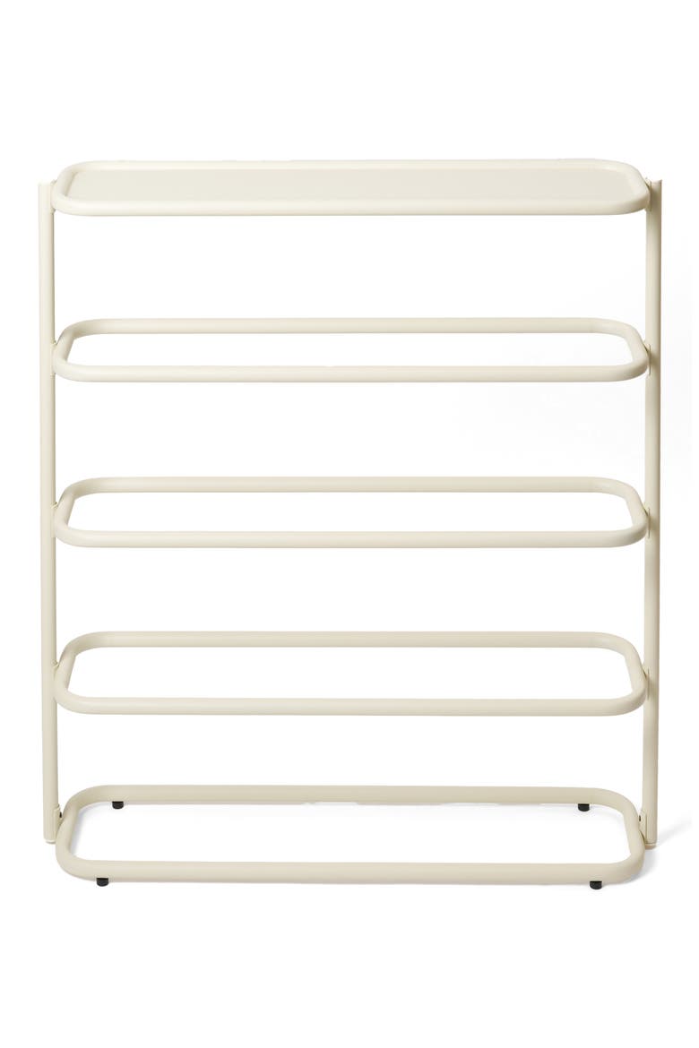 Obround Tall Shoe Rack, Main, color, IVORY